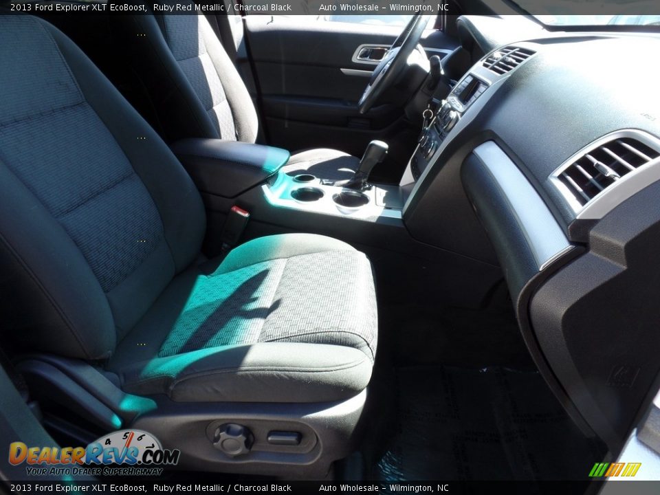 2013 Ford Explorer XLT EcoBoost Ruby Red Metallic / Charcoal Black Photo #13