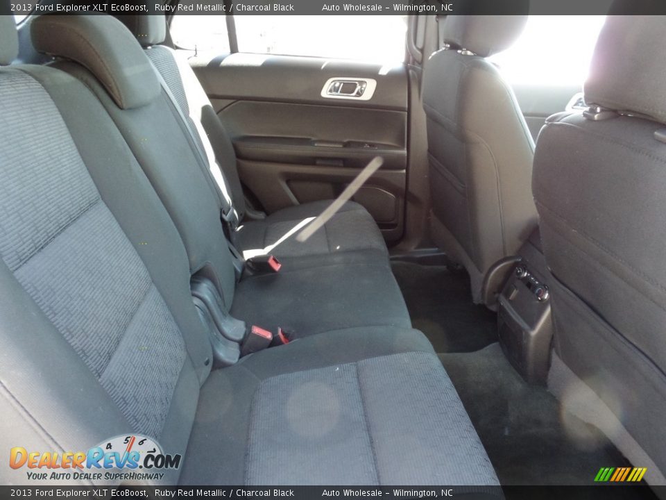 2013 Ford Explorer XLT EcoBoost Ruby Red Metallic / Charcoal Black Photo #14