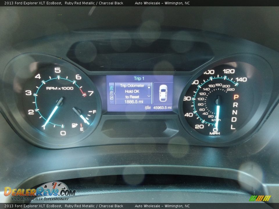 2013 Ford Explorer XLT EcoBoost Ruby Red Metallic / Charcoal Black Photo #16