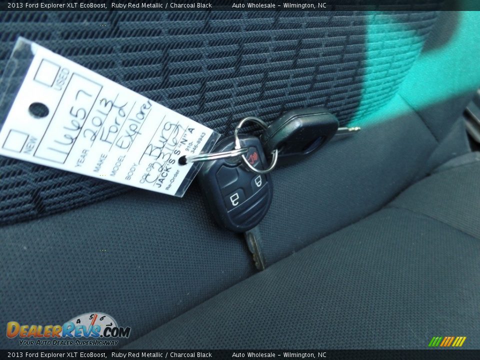 2013 Ford Explorer XLT EcoBoost Ruby Red Metallic / Charcoal Black Photo #20