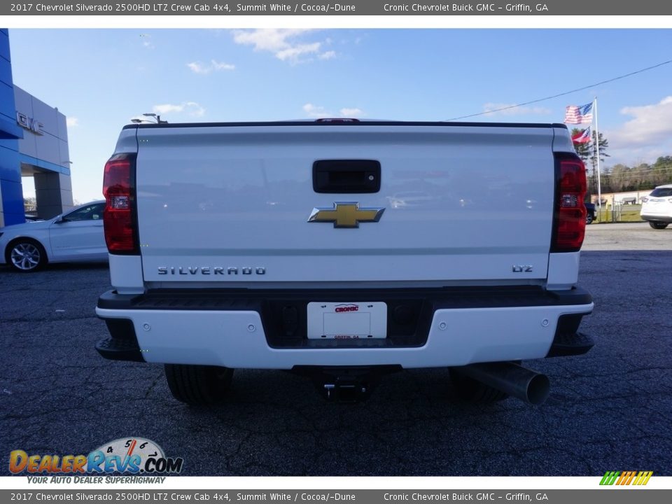 2017 Chevrolet Silverado 2500HD LTZ Crew Cab 4x4 Summit White / Cocoa/­Dune Photo #5