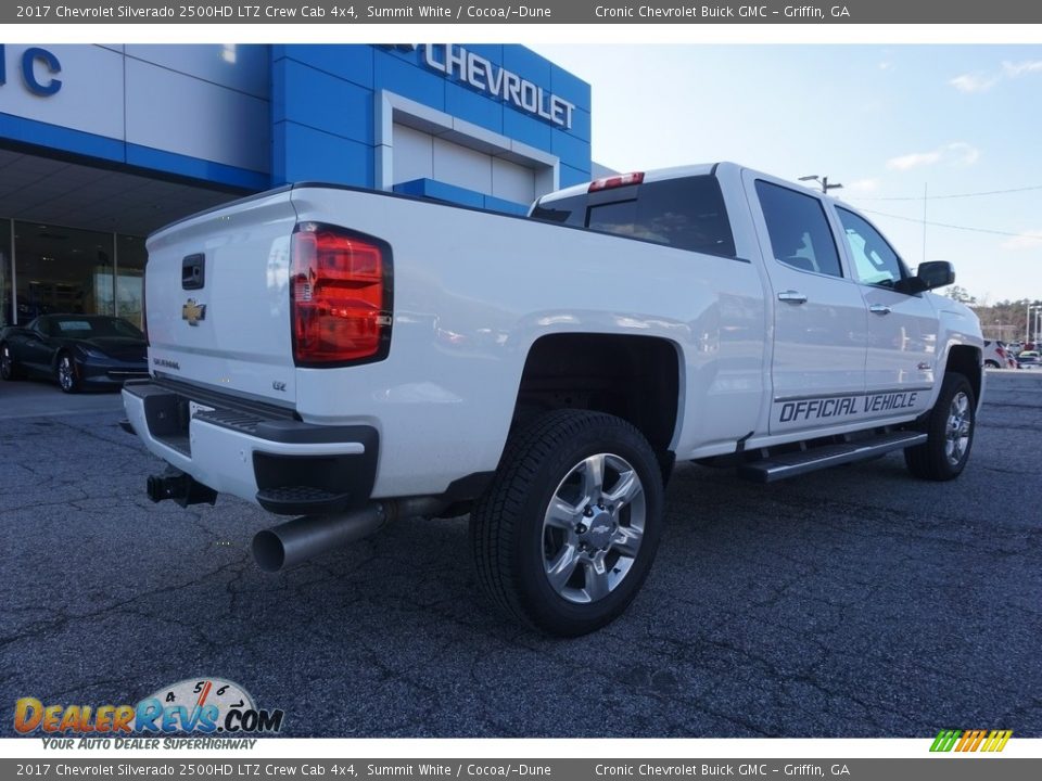 2017 Chevrolet Silverado 2500HD LTZ Crew Cab 4x4 Summit White / Cocoa/­Dune Photo #6