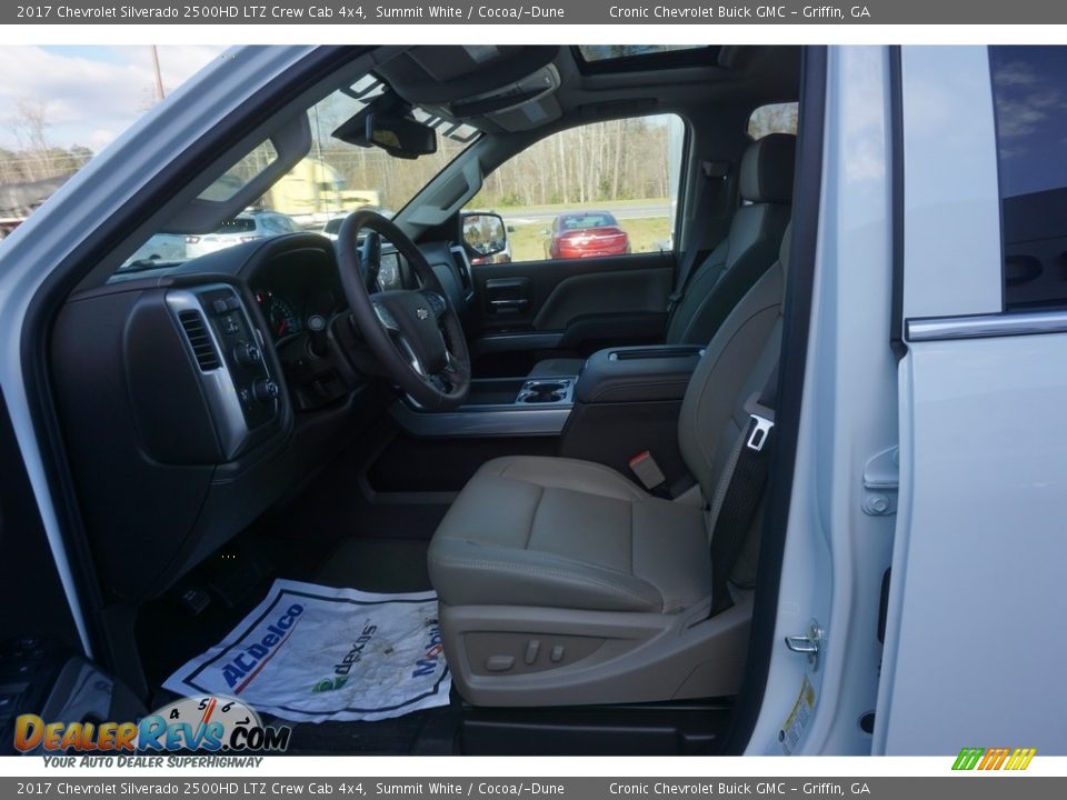 2017 Chevrolet Silverado 2500HD LTZ Crew Cab 4x4 Summit White / Cocoa/­Dune Photo #8