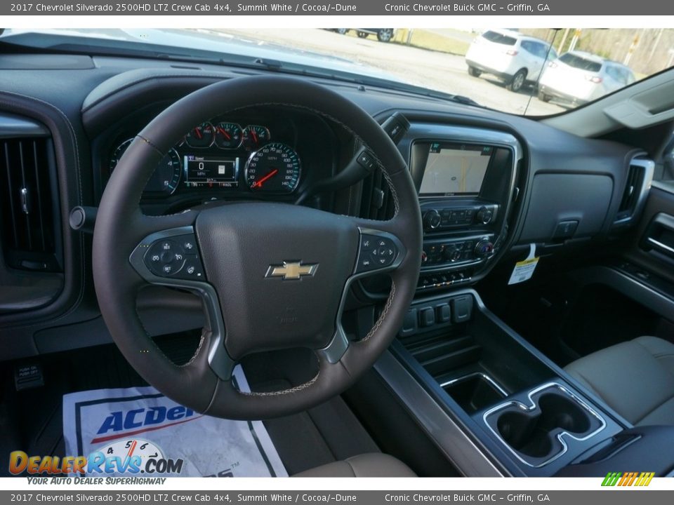 2017 Chevrolet Silverado 2500HD LTZ Crew Cab 4x4 Summit White / Cocoa/­Dune Photo #9