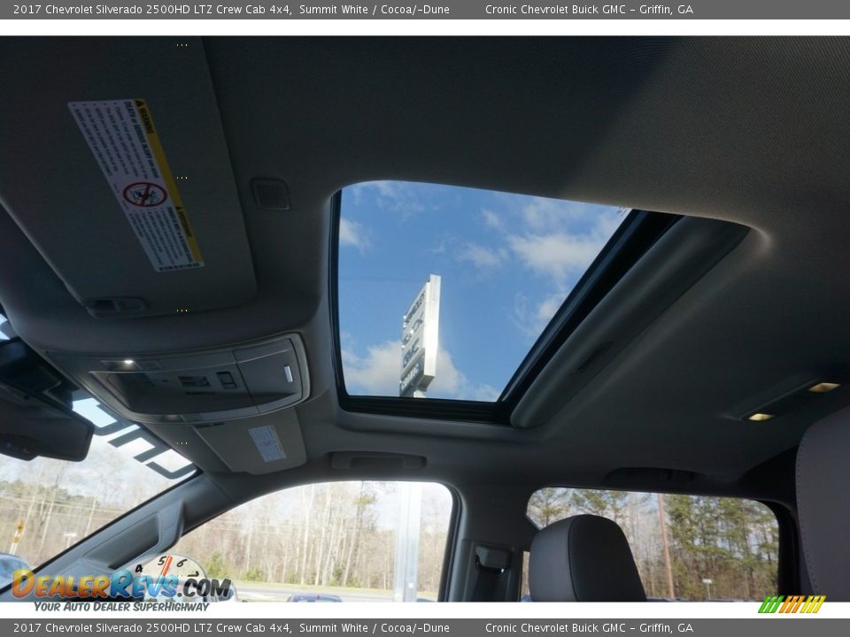 2017 Chevrolet Silverado 2500HD LTZ Crew Cab 4x4 Summit White / Cocoa/­Dune Photo #10