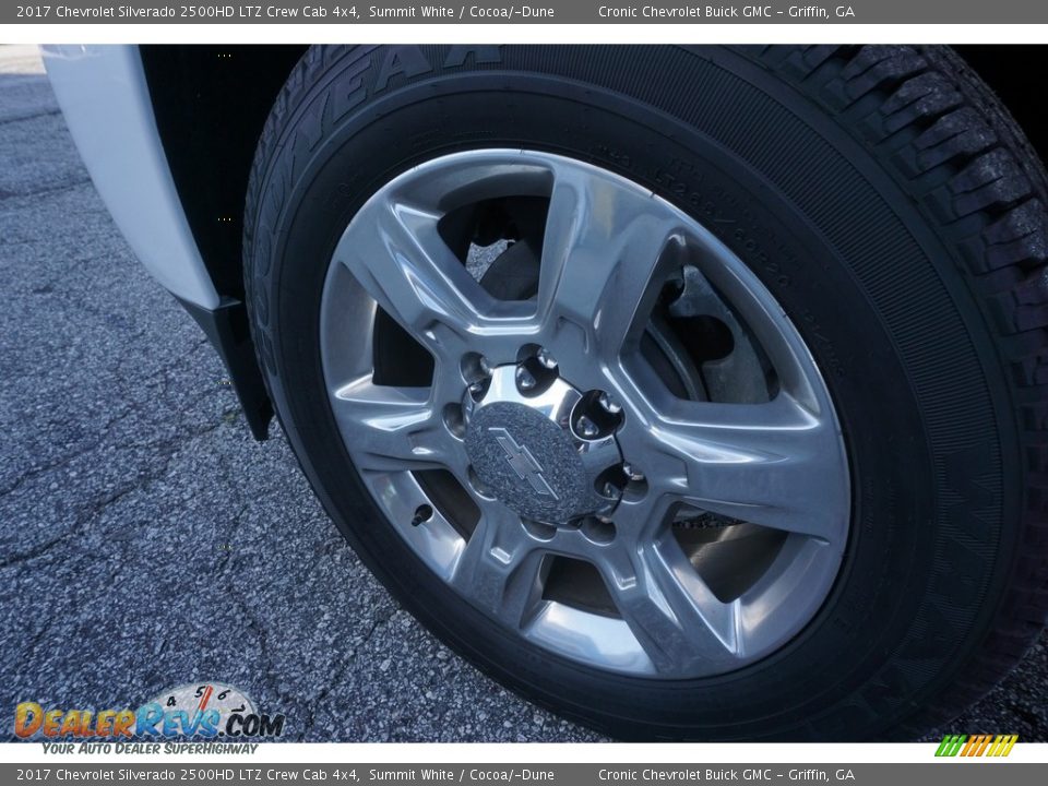 2017 Chevrolet Silverado 2500HD LTZ Crew Cab 4x4 Summit White / Cocoa/­Dune Photo #11