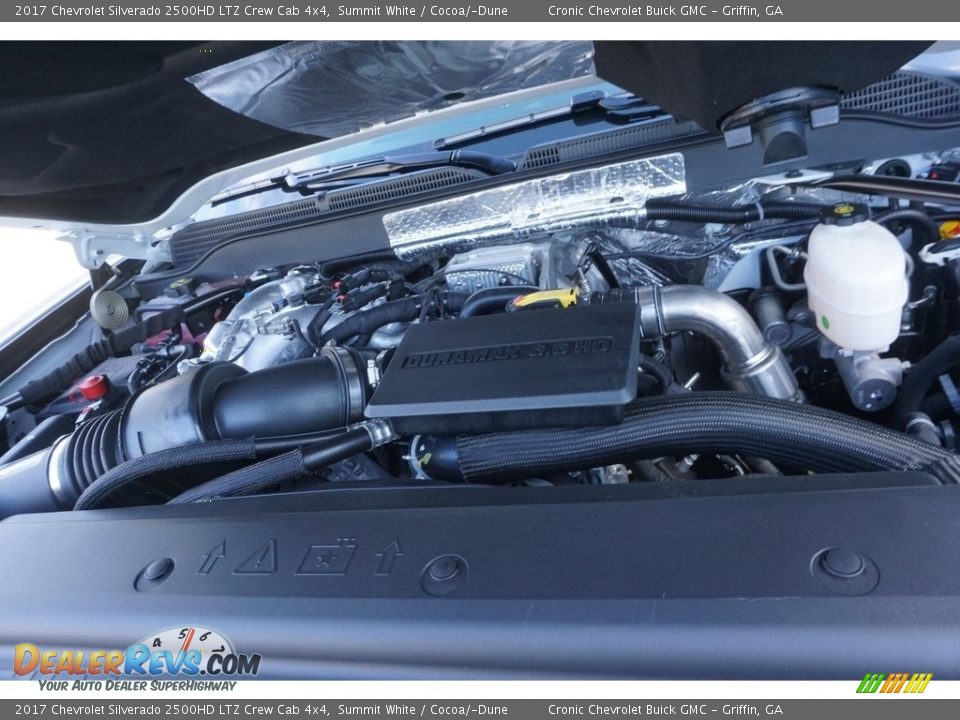2017 Chevrolet Silverado 2500HD LTZ Crew Cab 4x4 Summit White / Cocoa/­Dune Photo #14