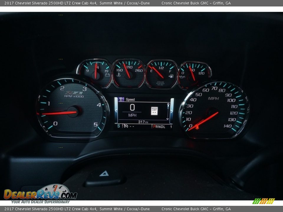 2017 Chevrolet Silverado 2500HD LTZ Crew Cab 4x4 Summit White / Cocoa/­Dune Photo #15