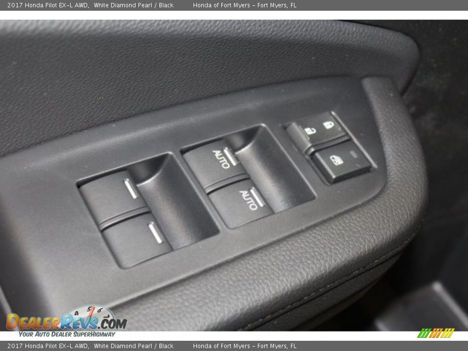 2017 Honda Pilot EX-L AWD White Diamond Pearl / Black Photo #8