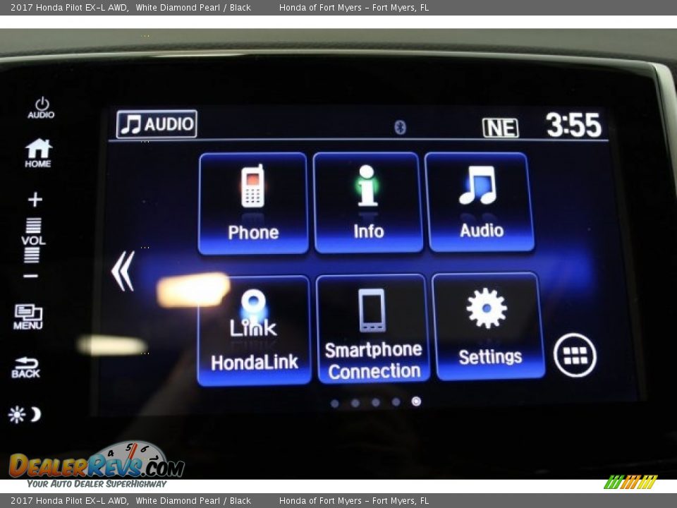 2017 Honda Pilot EX-L AWD White Diamond Pearl / Black Photo #18