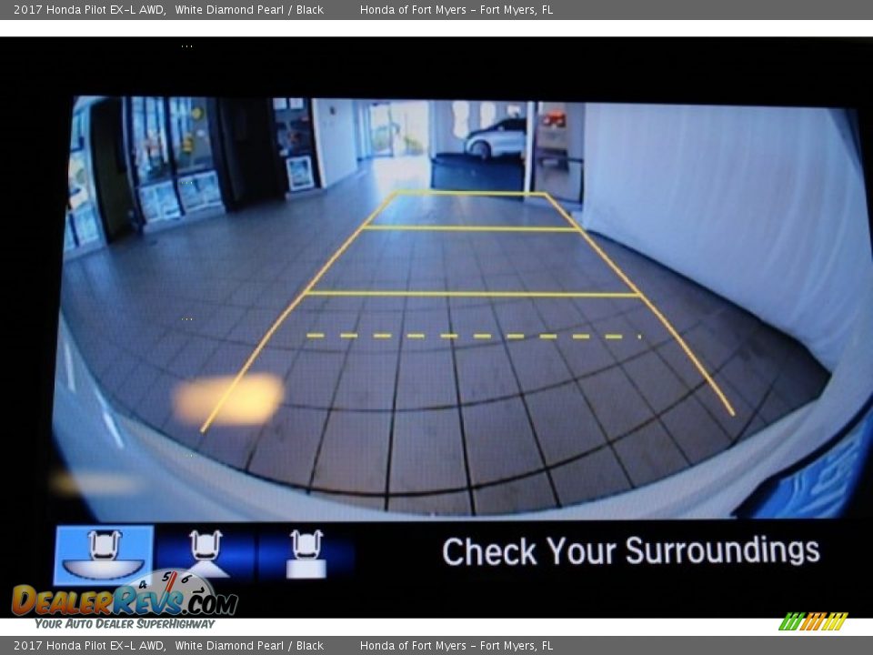 2017 Honda Pilot EX-L AWD White Diamond Pearl / Black Photo #20