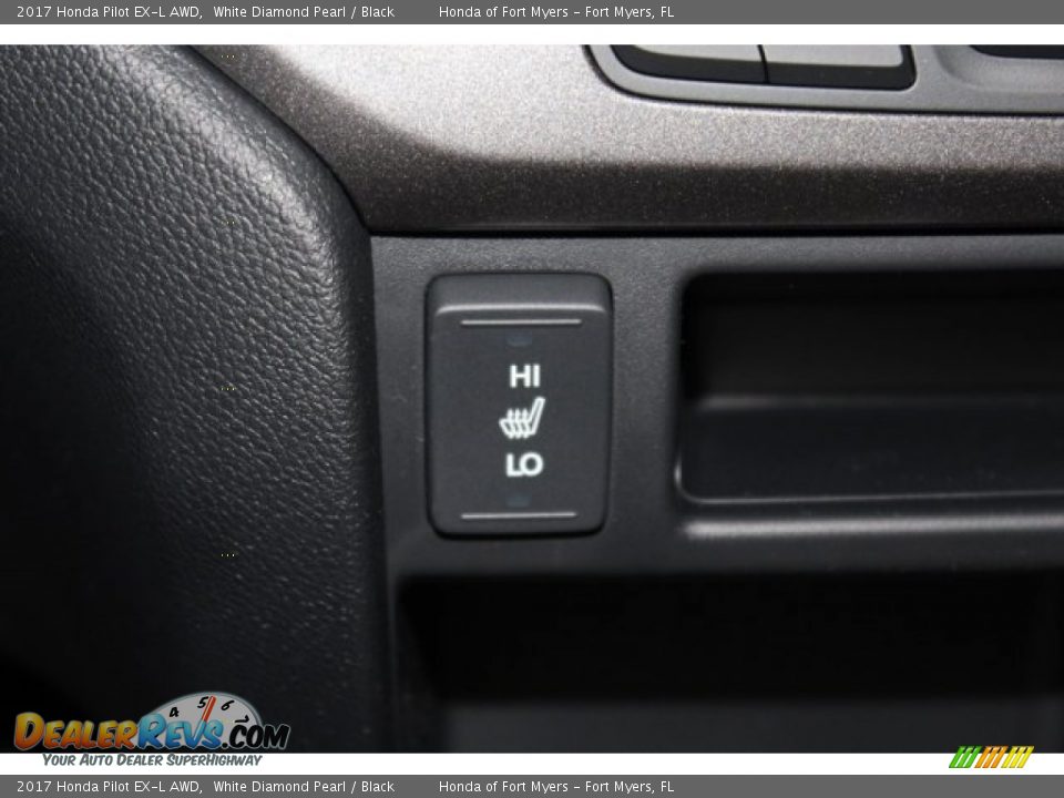 2017 Honda Pilot EX-L AWD White Diamond Pearl / Black Photo #22