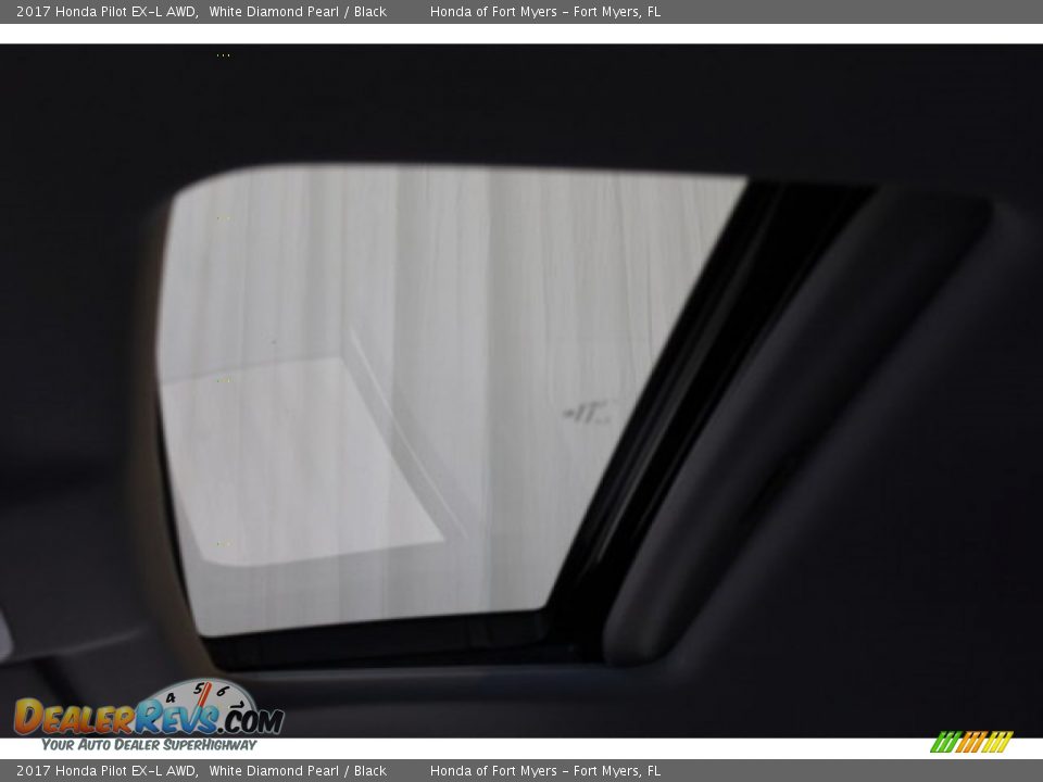 2017 Honda Pilot EX-L AWD White Diamond Pearl / Black Photo #27