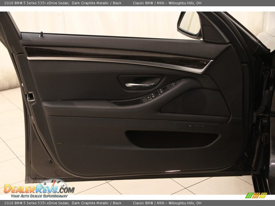 2016 BMW 5 Series 535i xDrive Sedan Dark Graphite Metallic / Black Photo #4
