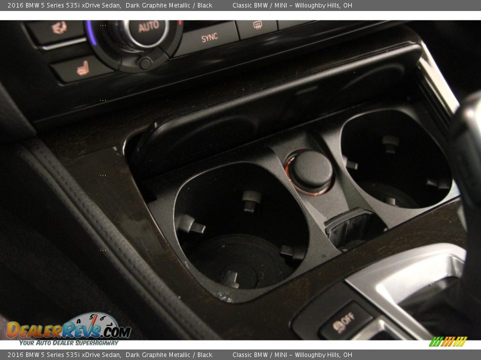 2016 BMW 5 Series 535i xDrive Sedan Dark Graphite Metallic / Black Photo #15