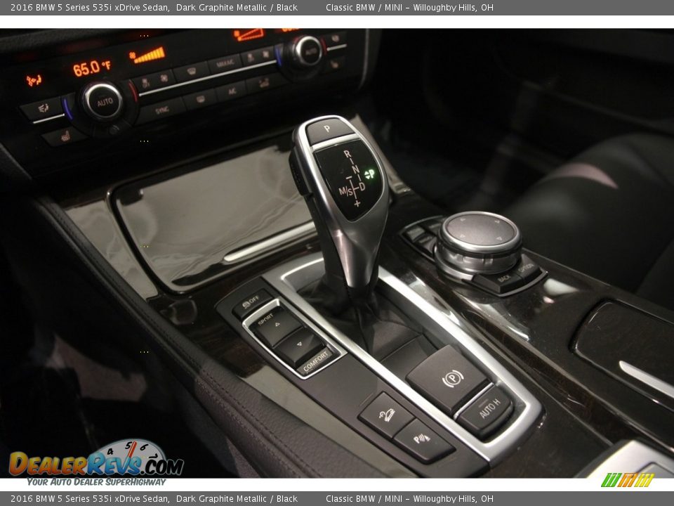 2016 BMW 5 Series 535i xDrive Sedan Dark Graphite Metallic / Black Photo #16