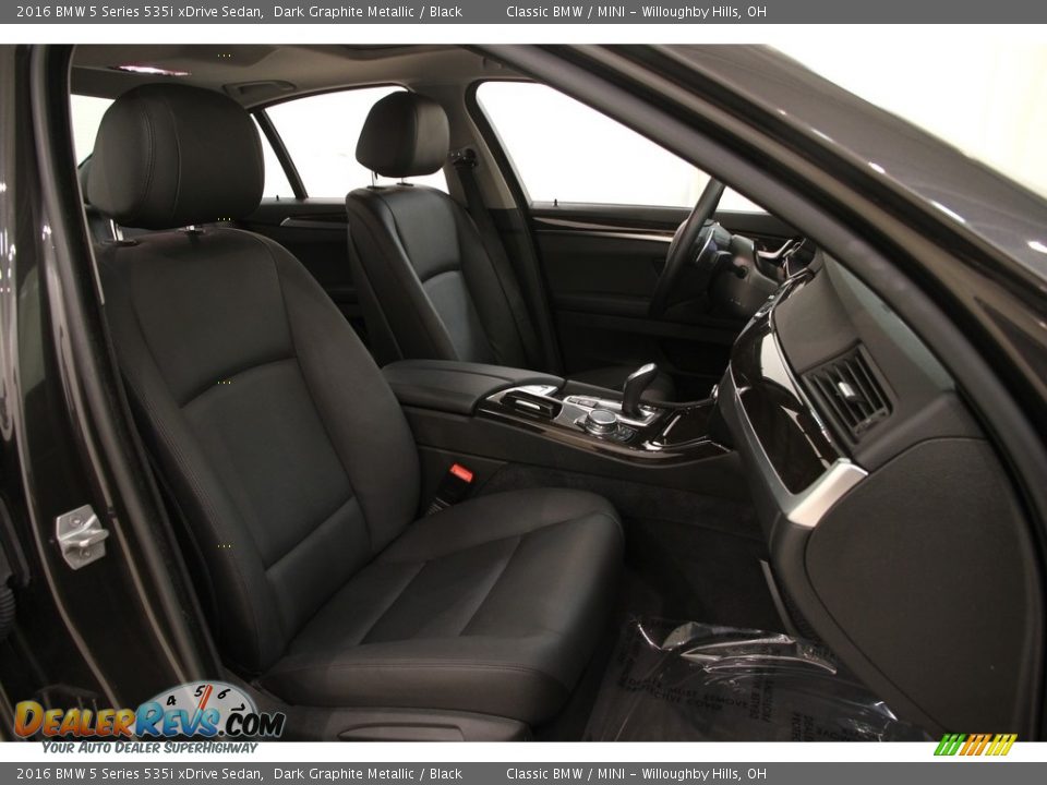 2016 BMW 5 Series 535i xDrive Sedan Dark Graphite Metallic / Black Photo #20