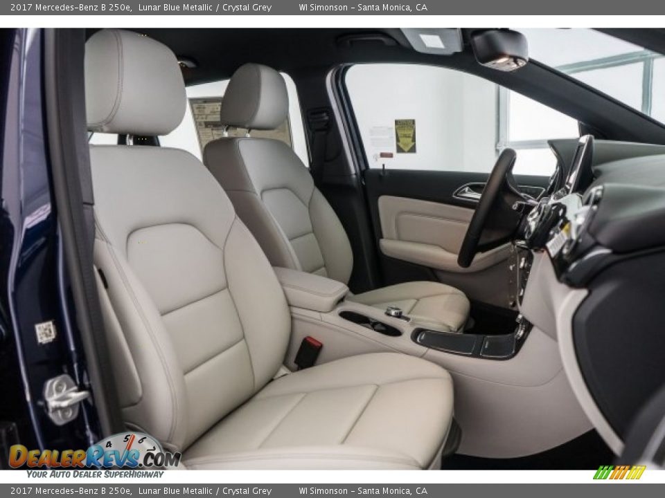 Crystal Grey Interior - 2017 Mercedes-Benz B 250e Photo #2