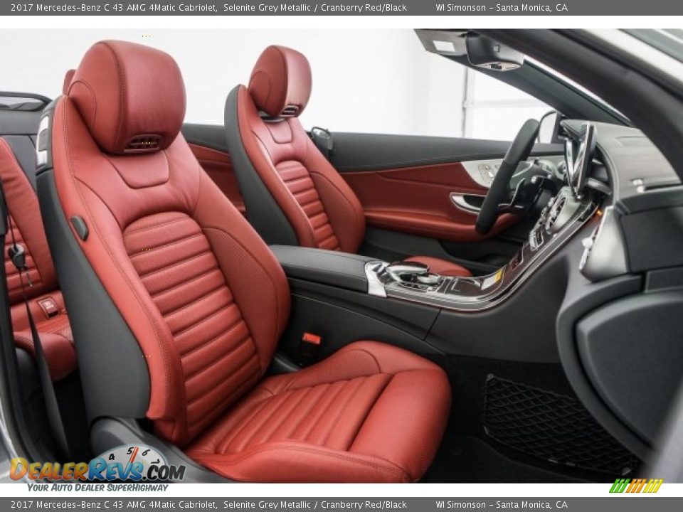 Cranberry Red/Black Interior - 2017 Mercedes-Benz C 43 AMG 4Matic Cabriolet Photo #2