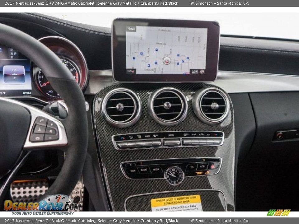 Controls of 2017 Mercedes-Benz C 43 AMG 4Matic Cabriolet Photo #8