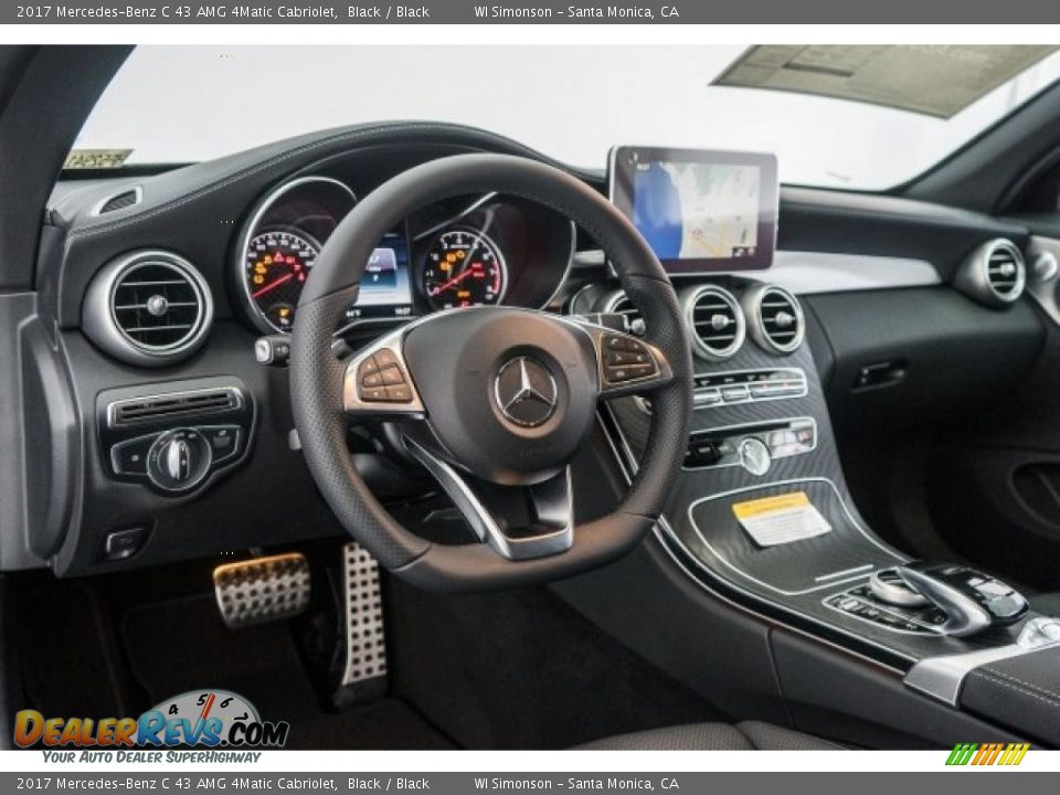 Dashboard of 2017 Mercedes-Benz C 43 AMG 4Matic Cabriolet Photo #5