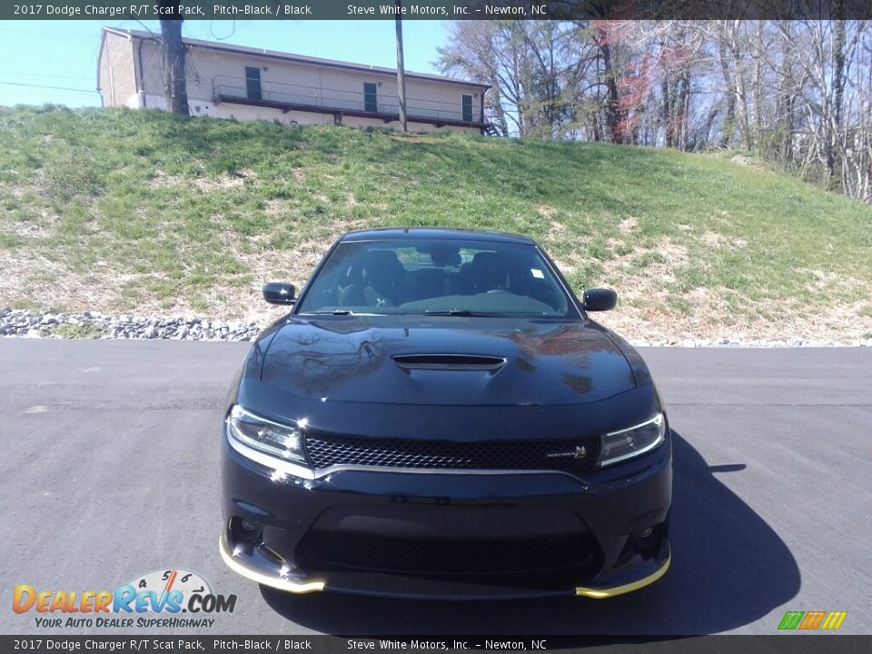 2017 Dodge Charger R/T Scat Pack Pitch-Black / Black Photo #3