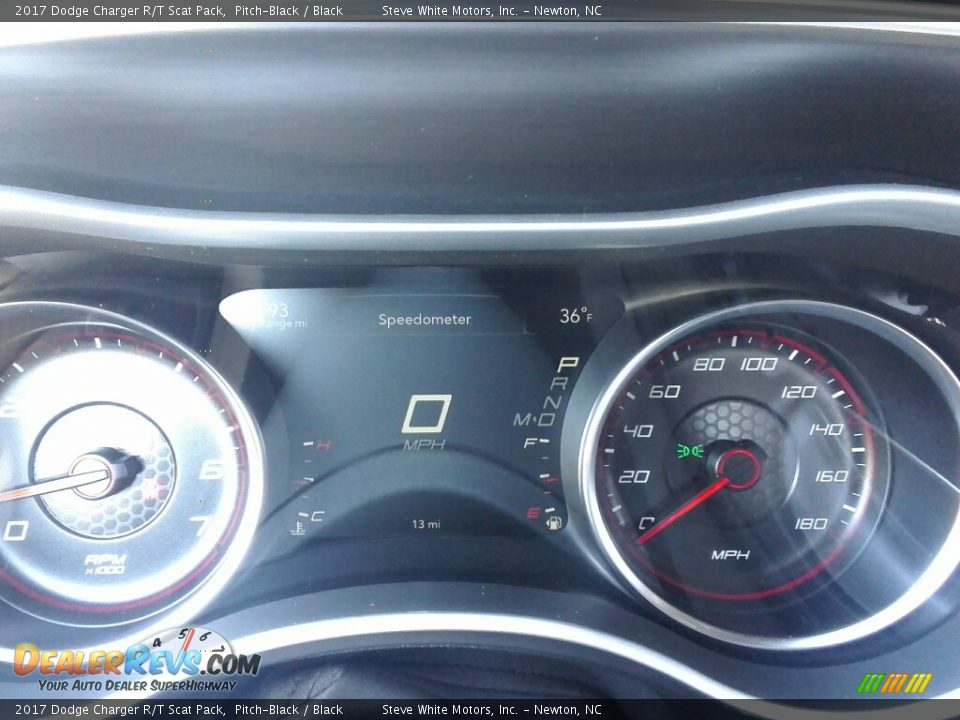 2017 Dodge Charger R/T Scat Pack Pitch-Black / Black Photo #13