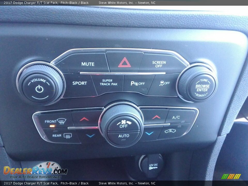 2017 Dodge Charger R/T Scat Pack Pitch-Black / Black Photo #17