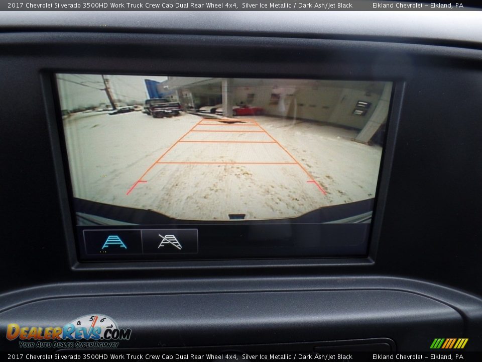 2017 Chevrolet Silverado 3500HD Work Truck Crew Cab Dual Rear Wheel 4x4 Silver Ice Metallic / Dark Ash/Jet Black Photo #33