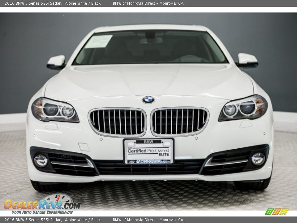 2016 BMW 5 Series 535i Sedan Alpine White / Black Photo #2