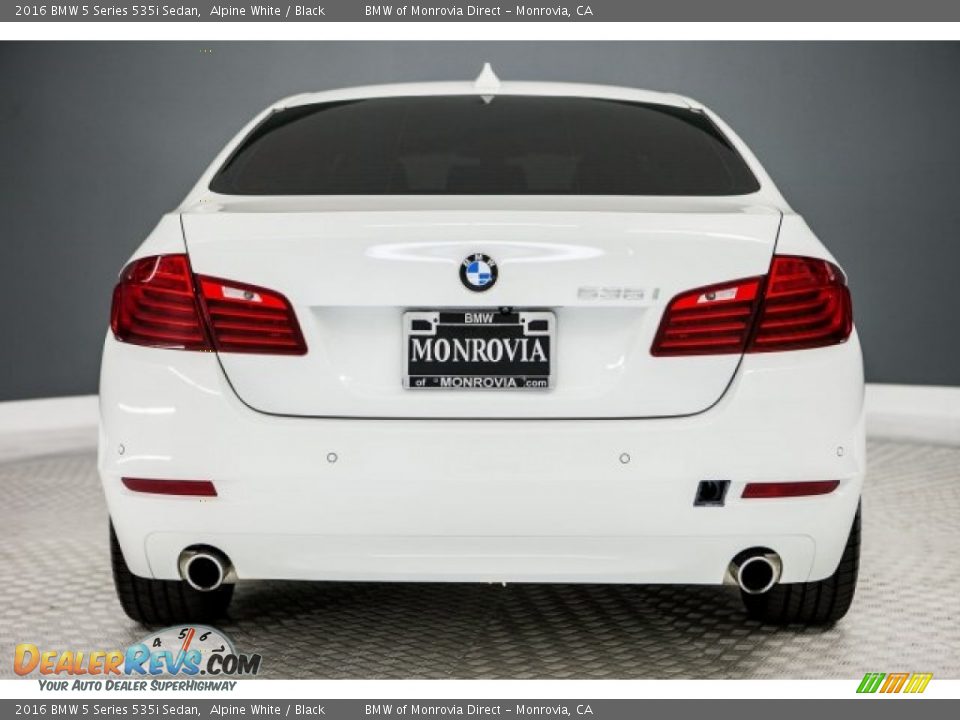 2016 BMW 5 Series 535i Sedan Alpine White / Black Photo #3