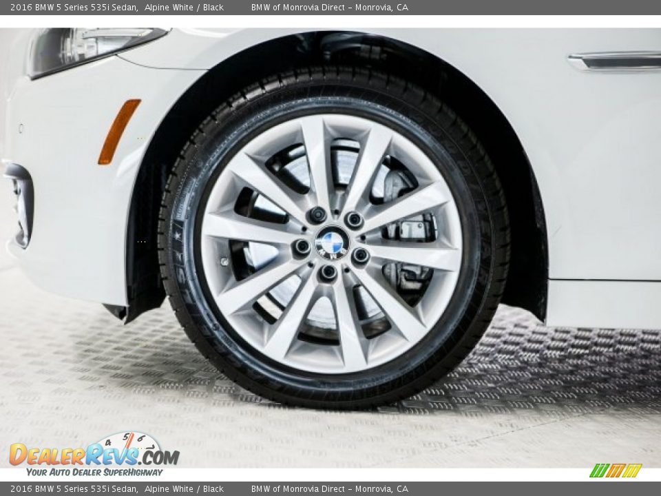 2016 BMW 5 Series 535i Sedan Alpine White / Black Photo #8