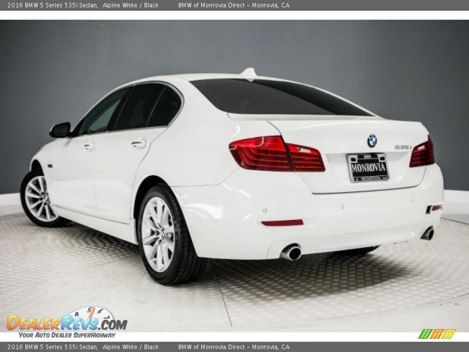 2016 BMW 5 Series 535i Sedan Alpine White / Black Photo #10