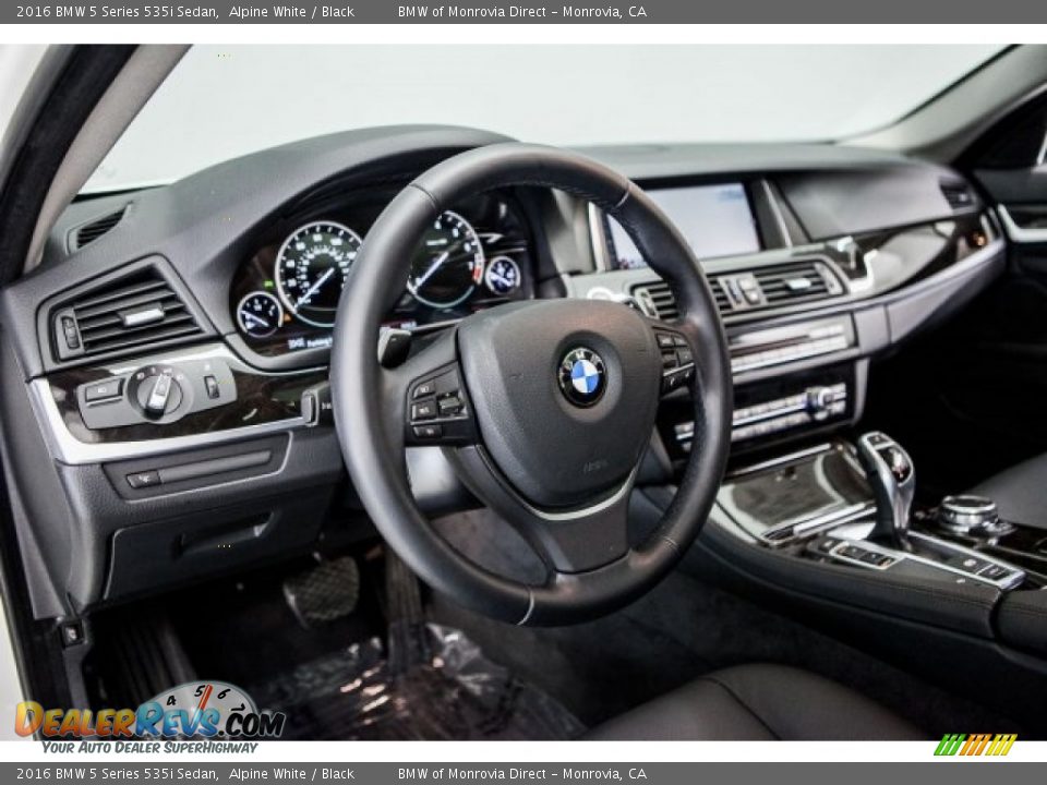 2016 BMW 5 Series 535i Sedan Alpine White / Black Photo #20