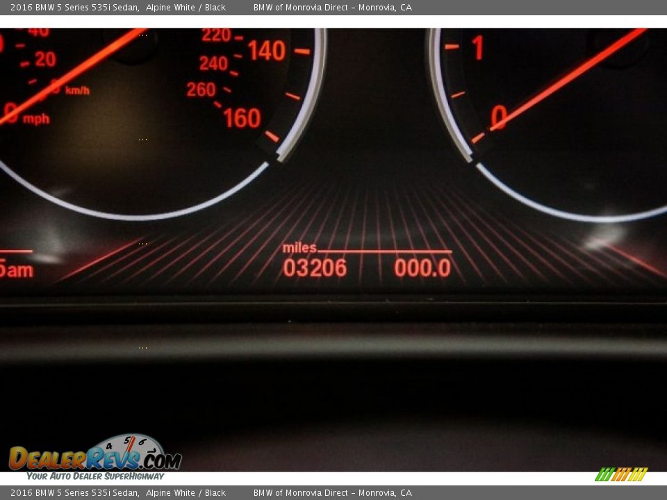 2016 BMW 5 Series 535i Sedan Alpine White / Black Photo #31