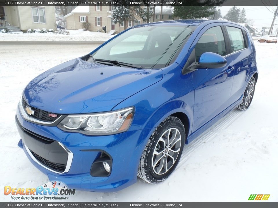 2017 Chevrolet Sonic LT Hatchback Kinetic Blue Metallic / Jet Black Photo #2