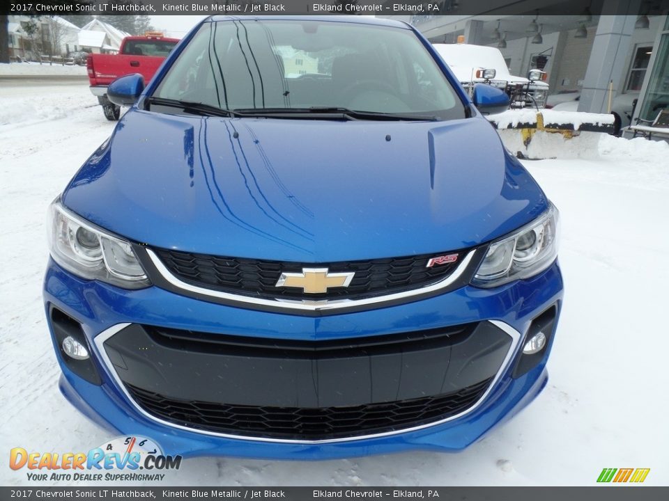 2017 Chevrolet Sonic LT Hatchback Kinetic Blue Metallic / Jet Black Photo #3