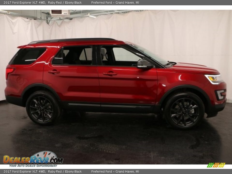 2017 Ford Explorer XLT 4WD Ruby Red / Ebony Black Photo #1