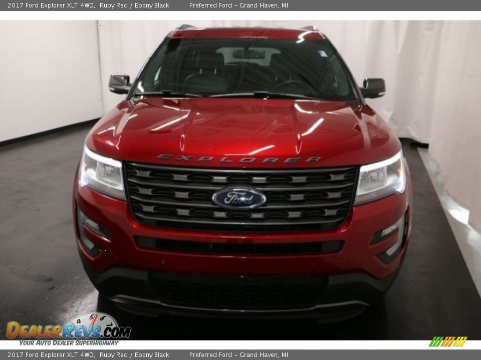 2017 Ford Explorer XLT 4WD Ruby Red / Ebony Black Photo #7