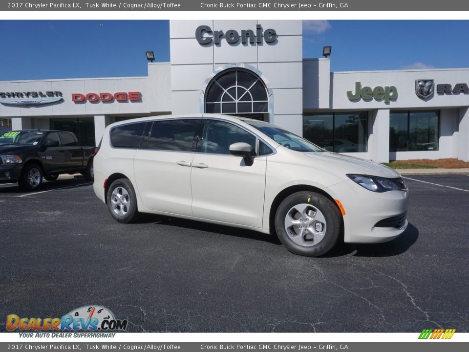 2017 Chrysler Pacifica LX Tusk White / Cognac/Alloy/Toffee Photo #1