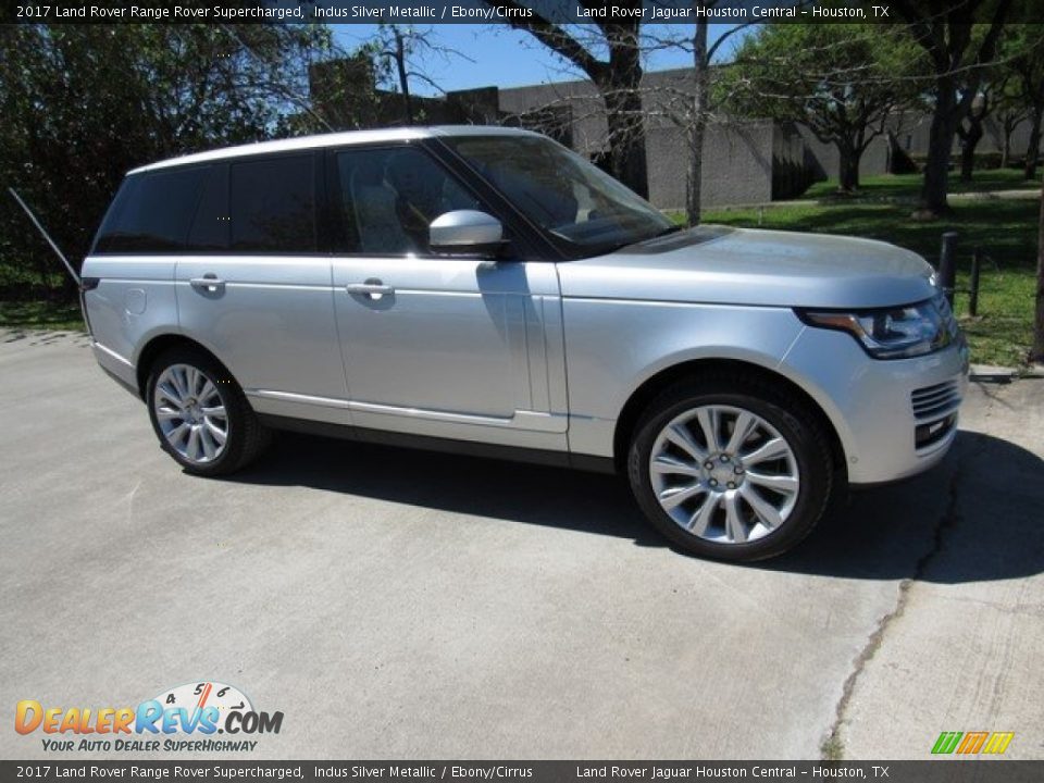 2017 Land Rover Range Rover Supercharged Indus Silver Metallic / Ebony/Cirrus Photo #1