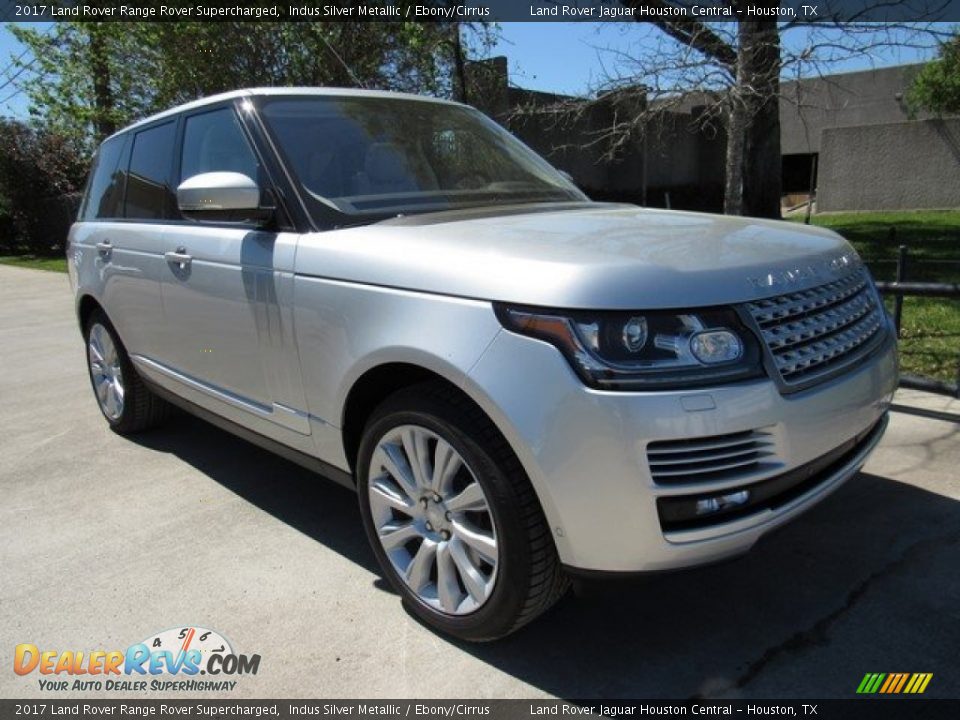 2017 Land Rover Range Rover Supercharged Indus Silver Metallic / Ebony/Cirrus Photo #2