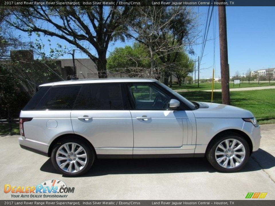 2017 Land Rover Range Rover Supercharged Indus Silver Metallic / Ebony/Cirrus Photo #6