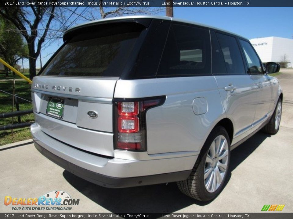 2017 Land Rover Range Rover Supercharged Indus Silver Metallic / Ebony/Cirrus Photo #7