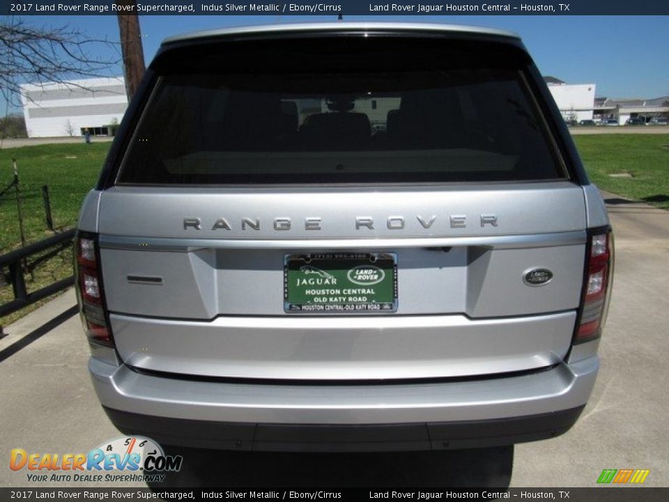 2017 Land Rover Range Rover Supercharged Indus Silver Metallic / Ebony/Cirrus Photo #8