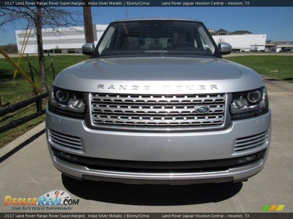 2017 Land Rover Range Rover Supercharged Indus Silver Metallic / Ebony/Cirrus Photo #9
