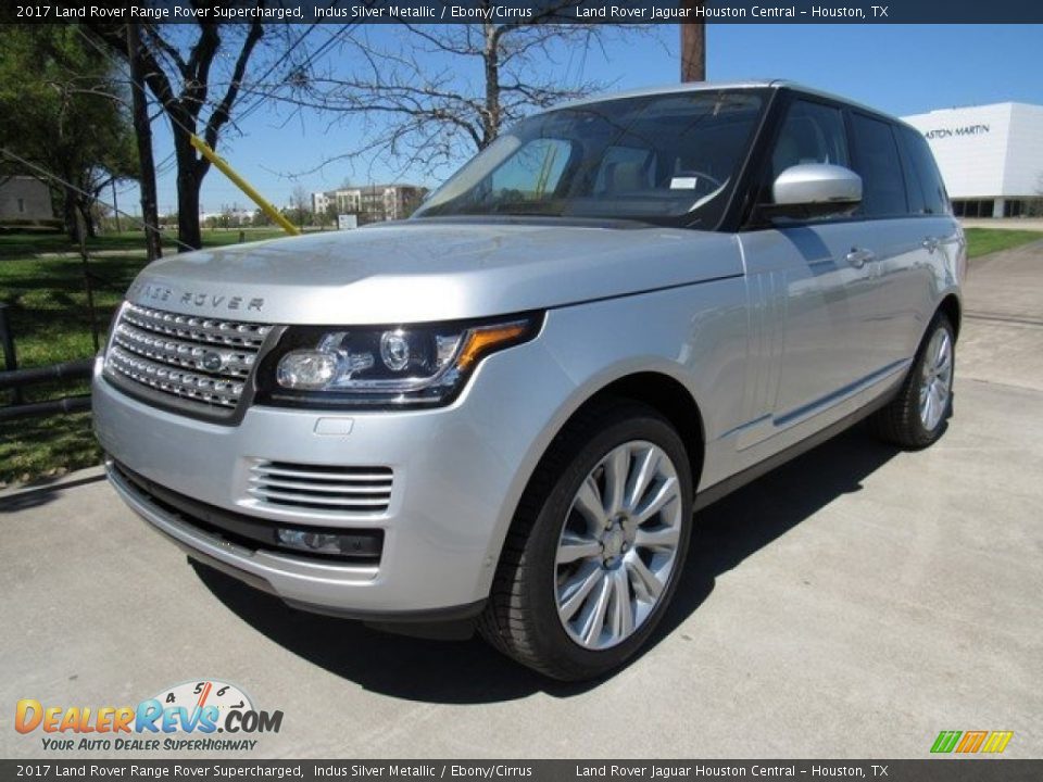 2017 Land Rover Range Rover Supercharged Indus Silver Metallic / Ebony/Cirrus Photo #10