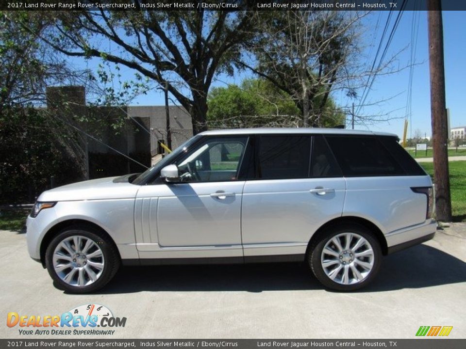 2017 Land Rover Range Rover Supercharged Indus Silver Metallic / Ebony/Cirrus Photo #11