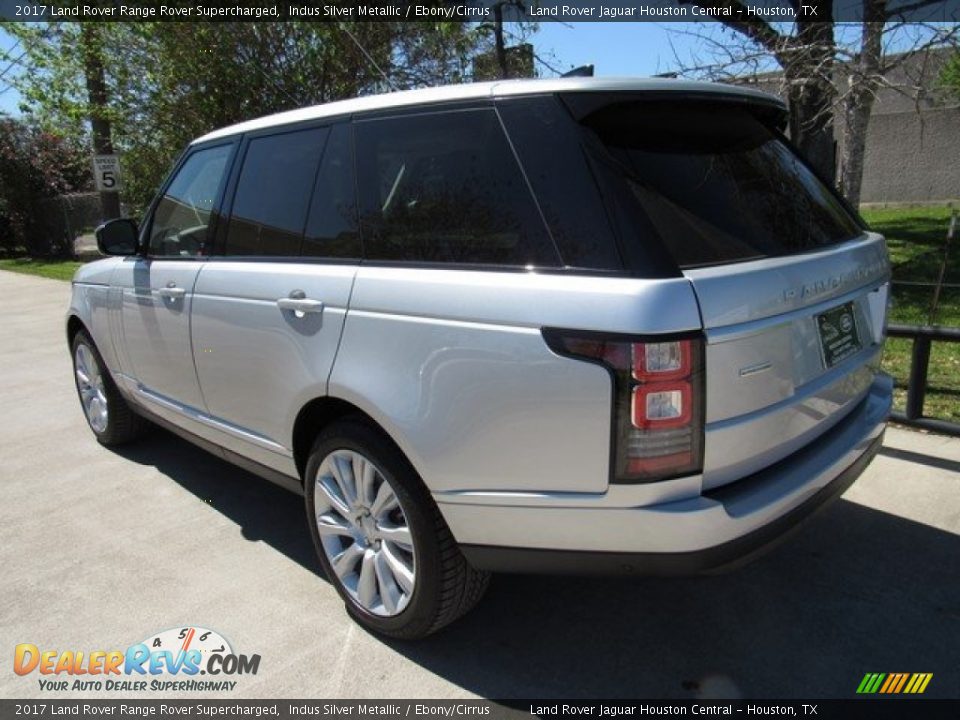 2017 Land Rover Range Rover Supercharged Indus Silver Metallic / Ebony/Cirrus Photo #12