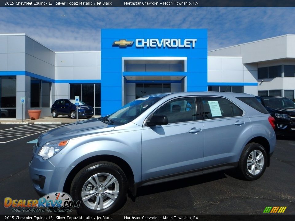 2015 Chevrolet Equinox LS Silver Topaz Metallic / Jet Black Photo #1